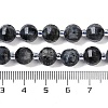 Natural Larvikite Beads Strands G-G182-B38-03-5