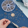   226Pcs 7 Styles 304 Stainless Steel Open Jump Rings STAS-PH0005-53-3