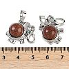 Synthetic Goldstone Pendants G-I374-A-P08-3