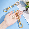 Unicraftale 2Pcs Alloy Oval Link Purse Strap Extenders FIND-UN0003-07G-4