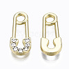 Alloy Crystal Rhinestone Pendants PALLOY-T067-193LG-RS-2