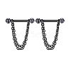 304 Stainless Steel Nipple Rings WG03B2E-09-1