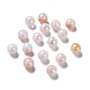 Two Tone Opaque Acrylic Beads SACR-P024-01A-W13-1