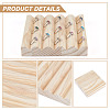 5-Slot Wood Rings Display Stands RDIS-WH0006-30-5