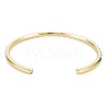 Twisted Brass Enamel Cuff Bangle BJEW-T020-02H-NF-2