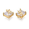 Brass Inlaid Cubic Zirconia Charms KK-N231-291A-3