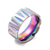 Titanium Steel Finger Rings RJEW-C019-01M-2