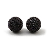 Grade A Rhinestone Pave Disco Ball Beads RB-Q105-1-2