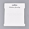 Cardboard Paper Jewelry Display Cards for Hair Ties Storage CDIS-N004-07-1