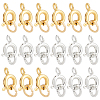40Pcs 2 Colors Brass Spring Ring Clasps FIND-AB00027-7