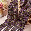 Ethnic Style Embroidery Polyester Ribbons OCOR-WH0070-10F-07-4
