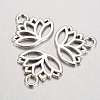 Tibetan Style Alloy Charms TIBEP-36884-AS-RS-1