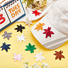   48Pcs 12 Colors Maple Leaf Computerized Embroidery Cloth Iron on/Sew on Patches DIY-PH0009-38-6