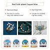 BENECREAT Round Brass Wire for Jewelry Making CWIR-BC0006-09-0.8mm-3