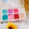 400Pcs 8 Colors Handmade Polymer Clay Beads CLAY-PJ0001-01-12