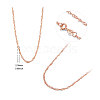 SHEGRACE 925 Sterling Silver Chain Necklaces JN737B-2