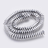 Electroplated Non-magnetic Synthetic Hematite Bead Strand X-G-E495-08B-2