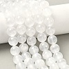 Natural Selenite Beads Strands G-L552H-16D-1