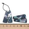 2Pcs Natural Black Lip Shell Pendants FIND-Z079-01D-3