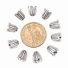 Cadmium Free & Lead Free Antique Silver Tibetan Style Flower Bead Caps X-TIBEB-00864-AS-R-2