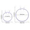 Ring Embroidery Plastic Hoops TOOL-GF0001-60-2