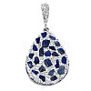 Polymer Clay Rhinestone Pendants RB-S056-11A-P-2