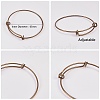 Adjustable Brass Bangles Making DIY-SC0007-03-3