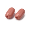 Opaque Acrylic Beads OACR-WH0055-01F-2