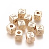 Brass Micro Pave Cubic Zirconia Beads KK-K238-16G-Z-1