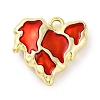 Alloy Enamel Pendants FIND-U024-02G-01-1