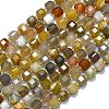 Natural Yellow Botswana Agate Beads Strands G-K389-A23-01-1