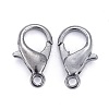 Gunmetal Tone Zinc Alloy Lobster Claw Clasps X-E105-B-NF-3