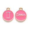 Alloy Enamel Pendants X-ENAM-S124-01B-03I-1