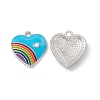 Alloy Enamel Pendant ENAM-H039-07P-E-1
