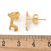 304 Stainless Steel Stud Earrings for Women STAS-Z117-15G-01-5