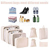 8Pcs Polyester Travel Toiletry Bags ABAG-WH0046-118A-6