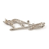 Alloy Rhinestone Brooch Pin JEWB-Q030-40P-2