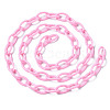 Handmade Opaque Acrylic Cable Chains KY-N014-001I-2