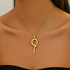 Brass Vintage Punk Snake Collarbone Chain Necklace SA5611-1