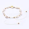 Adjustable Nylon Thread Braided Bead Necklaces NJEW-JN02794-M-5