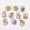 Faceted Glass Rhinestone Pendants RGLA-F053-D-223PS-1