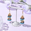 304 Stainless Steel Dangle Earrings EJEW-MZ00130-02-2