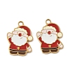 Christmas 304 Stainless Steel Enamel Pendants STAS-Z093-08X-G-1