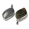 Natural Labradorite Pendants KK-C034-05P-2