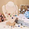  40Pcs 20 Styles Faceted Glass Rhinestone Pendants GLAA-TA0001-44-7