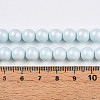 Baking Painted Pearlized Glass Pearl Bead Strands HY-N002-8mm-B01-5