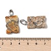 Natural Crazy Agate Pendants G-B127-09P-03-3