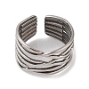 Non-Tarnish 304 Stainless Steel Cuff Rings RJEW-G322-05P-2