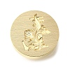 Wax Seal Brass Stamp Heads AJEW-D301-02G-L-1