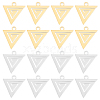 DICOSMETIC 32Pcs 2 Colors 304 Stainless Steel Charms STAS-DC0007-99-1